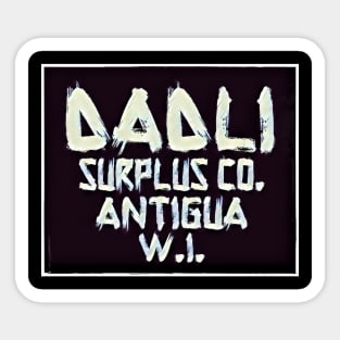 Dadli Surplus Co. Sticker